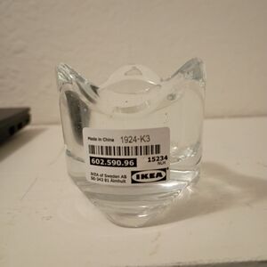 IKEA Transparent Glass Votive Holder